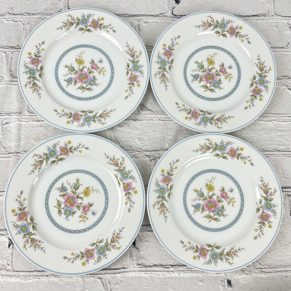 Ekco Prudence Lugano Bread & Butter Plates Set of 4 EUC
